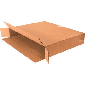 Side Loading Cardboard Corrugated Boxes, 30"L x 5"W x 24"H, Kraft