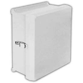 8" X 6" Non-Metallic Enclosure, Hinge, 1 Padlockable Latch - Min Qty 2