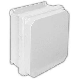14" X 12" Non-Metallic Enclosure, Raised Cover, Hinge, 2 Corner Screws