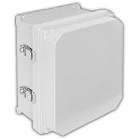 16" X 14" Non-Metallic Enclosure with Raised Cover, Hinge, and 2 Padlockable Latches