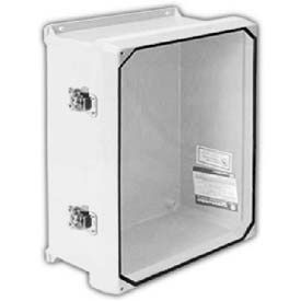 12" X 10" Non-Metallic Enclosure, Clearview Window, Hinge, 2 Twist Latches