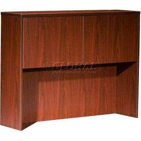 Hutch With 2 Doors, 48"x 12" x36", Mahogany