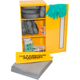 Wall Mount Spill Containment Cabinet, Large, 12"W x 14"D x 28"H
