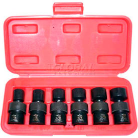 Impact Socket, 3/8" Drive, 11/16", 6 Point, Flex, Short