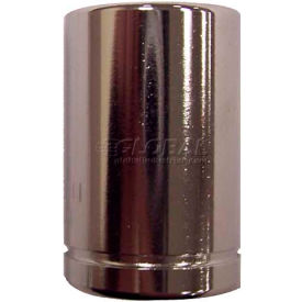 Chrome Socket, 1/4" Drive, 11mm, Short