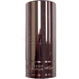Chrome Socket, 3/8" Drive, 12 Point, 18mm, Deep