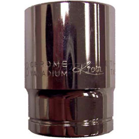 Chrome Socket, 1/2" Drive, 6 Point, 7/8", Short