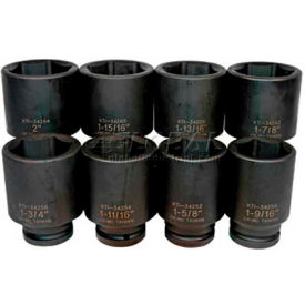 Impact Socket, 3/4" Drive, 2", 6 Point, Deep