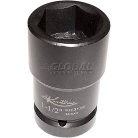 Impact Budd Wheel Socket, 13/16" Square x 1-1/2" Hex, 1" Drive