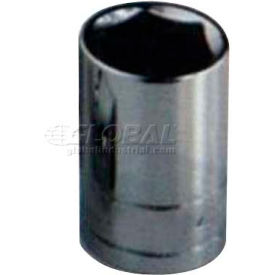 Chrome Socket, 1/2" Drive, 6 Point, 14mm, Short