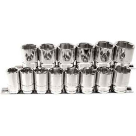 Chrome Socket, 1/2" Drive, 6 Point, 20mm, Short