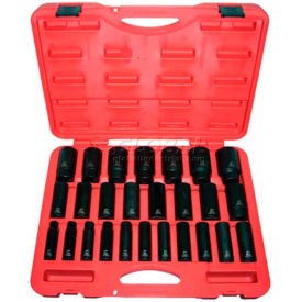 Impact Socket 1/2" Drive, 15mm, 6 Point, Deep