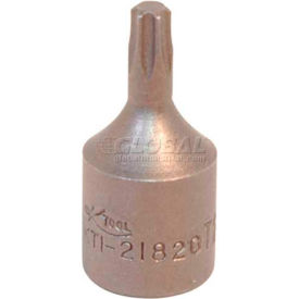 Chrome Socket, 1/4" Drive, T30 Internal Torx