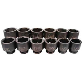 Impact Socket, 3/4" Drive, 2-1/4", 6 Point, Short