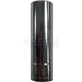 Chrome Socket, 3/8" Drive, 13mm, Deep