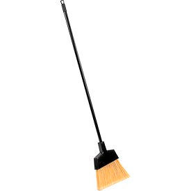 Flagged Angled Broom 12" w/48" plastic coated steel handle
