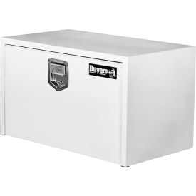 Underbody Truck Box w/ Stainless Steel Rotary Paddle - White 18x18x36