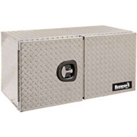 Aluminum Underbody Truck Box w/ Double Barn Door - 18x18x36