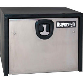Underbody Truck Box w/ SS Door - Black 18x18x24