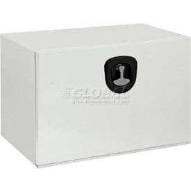 Stainless Steel Underbody Truck Box w/ T-Handle - Polished Gray 18x18x30