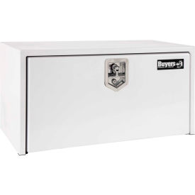 Underbody Truck Box w/ Stainless Steel T-Handle - White 24x24x36