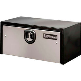 Underbody Truck Box w/ SS Door - Black 24x24x36