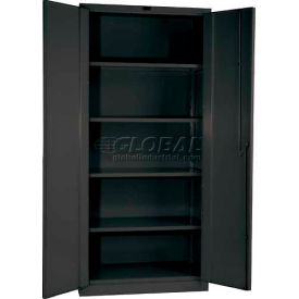 Extra Heavy Duty Galvanite DuraTough Storage Cabinet, 14 Gauge, 48"W x 24"D x 78"H, Gray