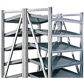 Steel Pick Shelving, 5 Level, Double, Tilt/Tilt, 78"H x 50"W x 48"D, Starter