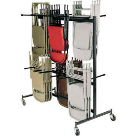 Chair Cart with Double Tier for Folding Chairs - Holds 84 Chairs