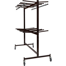 Double-Tier Hanging Chair/Coat Truck, Holds 84 Chairs or 60-70 Coats