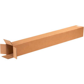 Tall Cardboard Corrugated Boxes, 4"L x 4"W x 36"H, Kraft