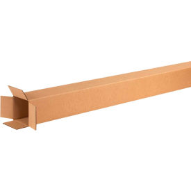 Tall Cardboard Corrugated Boxes, 4"L x 4"W x 60"H, Kraft