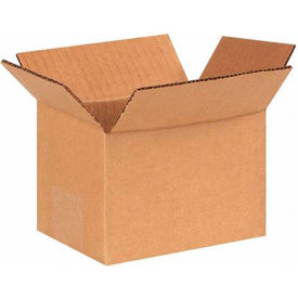 Cardboard Corrugated Boxes, 6"L x 4"W x 4"H, Kraft