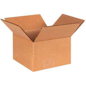 Cardboard Corrugated Boxes, 6"L x 6"W x 4"H, Kraft