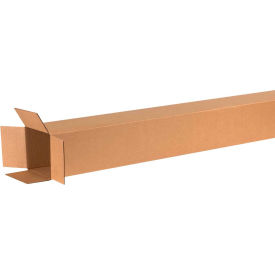 Tall Cardboard Corrugated Boxes, 6"L x 6"W x 60"H, Kraft