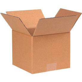 Cardboard Corrugated Boxes, 7"L x 7"W x 6"H, Kraft