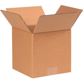 Cube Cardboard Corrugated Boxes, 7"L x 7"W x 7"H, Kraft