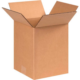 Cardboard Corrugated Boxes, 8"L x 8"W x 10"H, Kraft