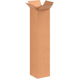 Tall Cardboard Corrugated Boxes, 8"L x 8"W x 36"H, Kraft