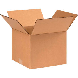 Cardboard Corrugated Boxes, 9"L x 9"W x 7"H, Kraft