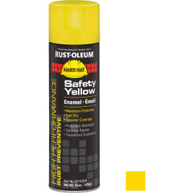 High Performance V2100 Rust Preventive Enamel Aerosol, Safety Yellow, 15 oz.