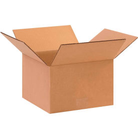 Cardboard Corrugated Boxes, 10"L x 10"W x 6"H, Kraft