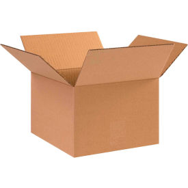 Cardboard Corrugated Boxes, 10"L x 10"W x 7"H, Kraft
