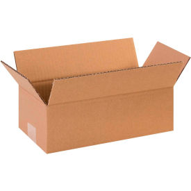 Long Cardboard Corrugated Boxes, 12"L x 6"W x 4"H, Kraft