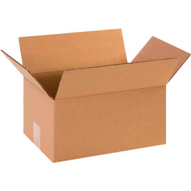 Cardboard Corrugated Boxes, 12"L x 8"W x 6"H, Kraft