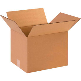 Cardboard Corrugated Boxes, 12"L x 10"W x 9"H, Kraft