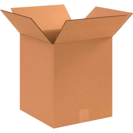 Cardboard Corrugated Boxes, 12"L x 12"W x 14"H, Kraft