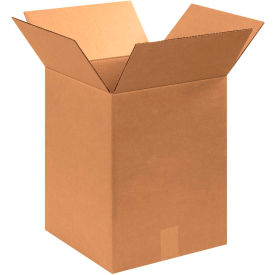 Cardboard Corrugated Boxes, 12"L x 12"W x 16"H, Kraft