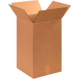 Cardboard Corrugated Boxes, 12"L x 12"W x 20"H, Kraft