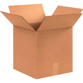 Cardboard Corrugated Boxes, 12-3/4"L x 12-3/4"W x 13-1/2"H, Kraft